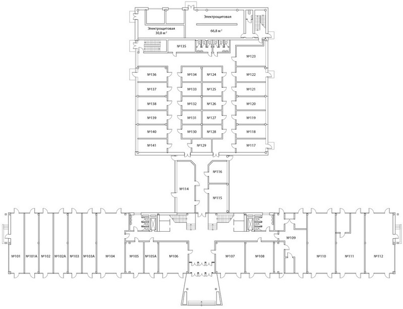 План торговой галереи (1 этаж)
